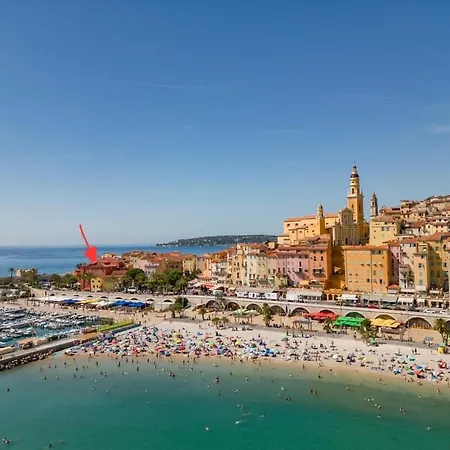 4P Vue Mer Et Montagne Menton Exterior photo